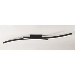 HYPERBOLA PLAFONIERA LED 40W LUCE CCT 3000K-4000K LUNGHEZZA 120 CM ALLUMINIO 3 COLORI MODERNA 2