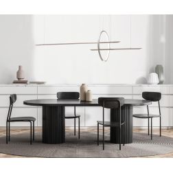 IN & OUT SOSPENSIONE MODERNA ALLUMINIO BIANCO O NERO LED 50W LUCE 3000K Vivida International - Cristalensi Shop Online 2