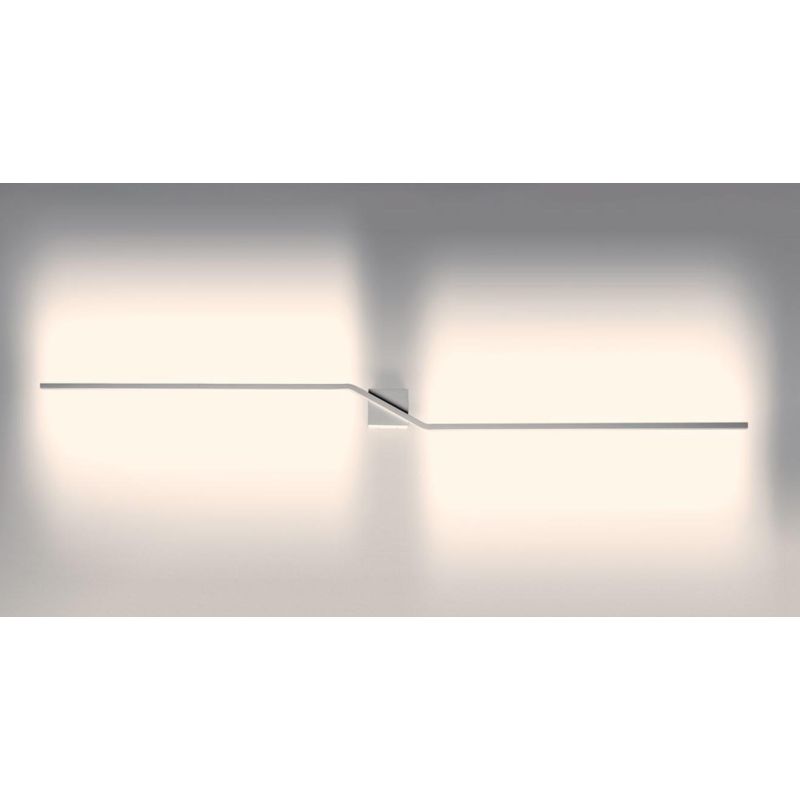 STICK LAMPADA LINEARE IP54 LED 10W LUCE 3000K ALLUMINIO BIANCO MODERNA ALTEZZA CM 143 Vivida International - Cristalensi Shop On