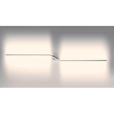 STICK LAMPADA LINEARE IP54 LED 10W LUCE 3000K ALLUMINIO BIANCO MODERNA ALTEZZA CM 143 Vivida International - Cristalensi Shop On