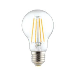 LAMPADINA A FILAMENTO ATTACCO E27 LED 8W LUCE 3000K O 4000K DIAMETRO 60 MM 2
