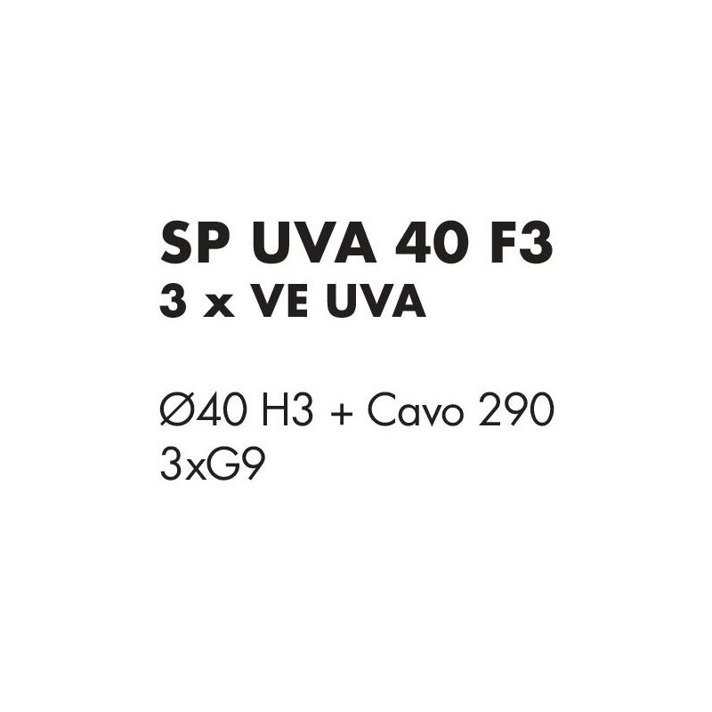 UVA SOSPENSIONE ROTONDA 3 LUCI D40 CM CON SFERE IN VETRO IRIDESCENTE E ROSONE IN 4 COLORI LAMPADINE G9