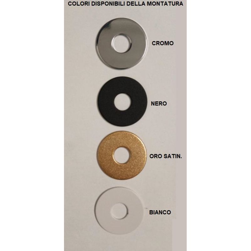 UVA SOSPENSIONE SINGOLA CON SFERA IN VETRO IRIDESCENTE E ROSONE IN 4 COLORI LAMPADINA ATTACCO G9 MODERNA