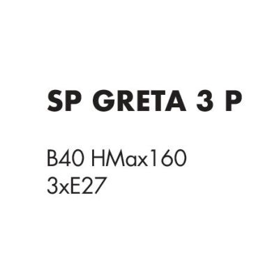 GRETA SOSPENSIONE ROTONDA 3 LUCI IN VETRO RIGATO AMBRA O TRASPARENTE D30 CM LAMPADINE ATTACCO E27