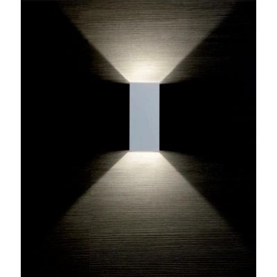 TOWER APPLIQUE LED INTEGRATO SOSTITUIBILE 12W 3000k-4000K IP54 ALLUMINIO BIANCO E ANTRACITE Sovil - Cristalensi Shop Online