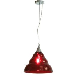 ALBA SOSPENSIONE SINGOLA D30 CM IN VETRO CENTRIFUGATO 5 COLORI LAMPADINA ATTACCO E27 DESIGN MODERNO 2