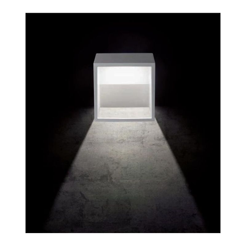 NIKO APPLIQUE DA ESTERNO A CUBO IP54 BIANCA LED 9W LUCE 3000K O 4000K MODERNA DI SOVIL Sovil - Cristalensi Shop Online