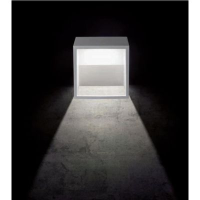 NIKO APPLIQUE DA ESTERNO A CUBO IP54 BIANCA LED 9W LUCE 3000K O 4000K MODERNA DI SOVIL Sovil - Cristalensi Shop Online