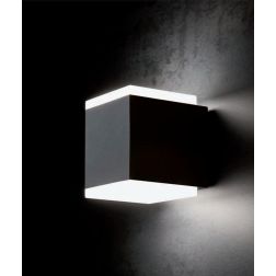 TANGO APPLIQUE DA ESTERNO MODERNA IP54 BIANCA O ANTRACITE LED 14.4W SOSTITUIBILE 3000K-4000K DI SOVIL Sovil - Cristalensi Shop O 2