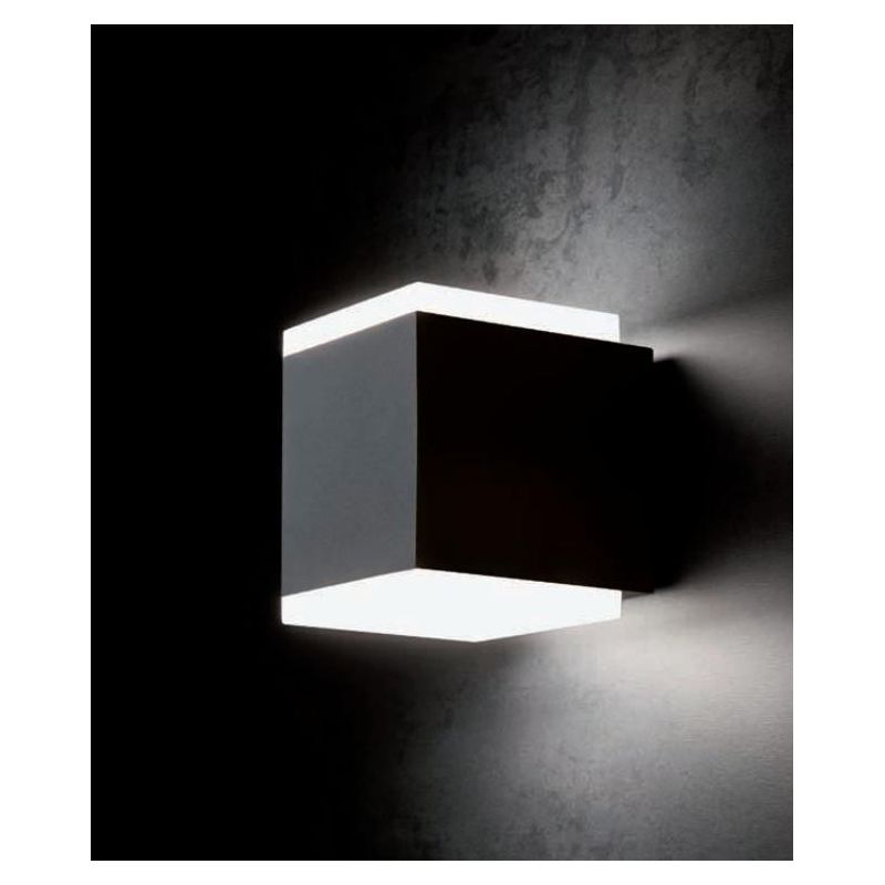 TANGO APPLIQUE DA ESTERNO MODERNA IP54 BIANCA O ANTRACITE LED 14.4W SOSTITUIBILE 3000K-4000K DI SOVIL Sovil - Cristalensi Shop O