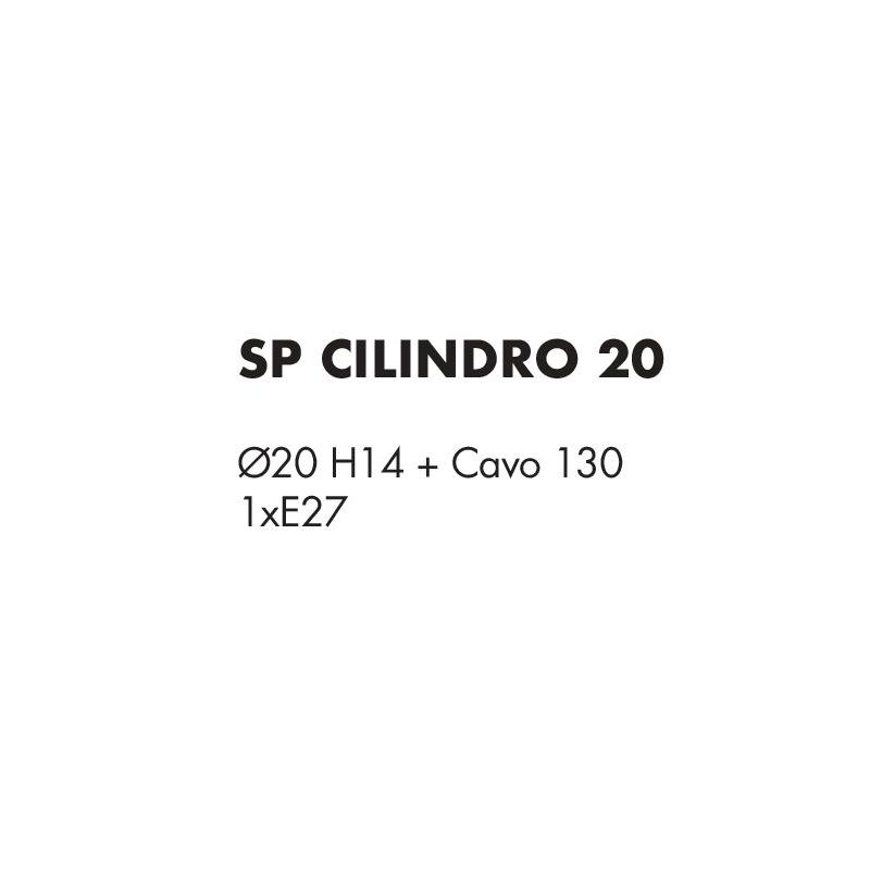 CILINDRO SOSPENSIONE SINGOLA D20 CM IN TESSUTO DI LINO 3 FINITURE COLORE LAMPADINA ATTACCO E27