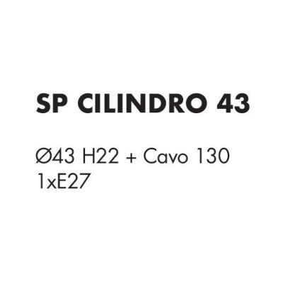 CILINDRO SOSPENSIONE SINGOLA D43 CM IN TESSUTO DI LINO 3 FINITURE COLORE LAMPADINA ATTACCO E27