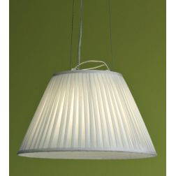PLISSE SOSPENSIONE IN TESSUTO DIAMETRO 60 Illuminando - Cristalensi Shop Online