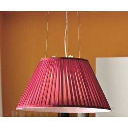 PLISSE SOSPENSIONE IN TESSUTO DIAMETRO 60 Illuminando - Cristalensi Shop Online 2