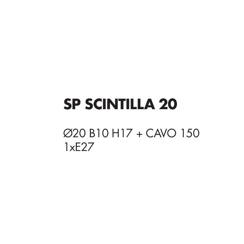 SCINTILLA SOSPENSIONE SINGOLA CROMO 3 MISURE IN ACRILICO TRASPARENTE MODERNA LAMPADINA ATTACCO E27
