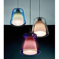 JOLLY SPP LAMPADARIO A SOSPENSIONE 3 LUCI DIFFUSORI IN ACRILICO VARI COLORI Illuminando - Cristalensi Shop Online 2