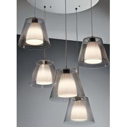 JOLLY SPG LAMPADARIO MODERNO IN ACRILICO 7 COLORI DIAMETRO 60 CM ECONOMICO Illuminando - Cristalensi Shop Online
