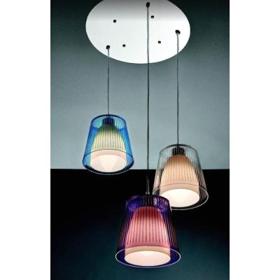 JOLLY SPG 3 LUCI DIAMETRO 40 CM DIFFUSORI ACRILICO IN 7 COLORI DI ILLUMINANDO Illuminando - Cristalensi Shop Online