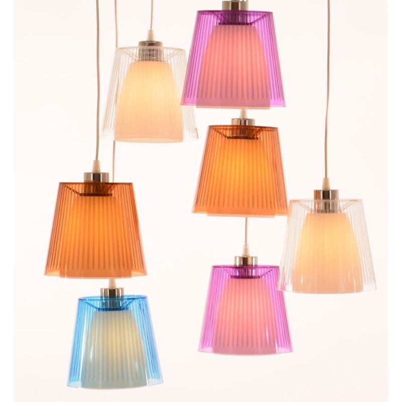 JOLLY SPP 1 SOSPENSIONE PICCOLA IN ACRILICO DIAMETRO 18 CM DISPONIBILE IN 4 COLORI Illuminando - Cristalensi Shop Online