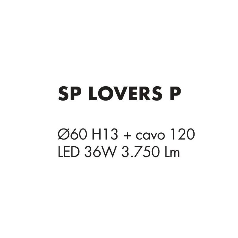 LOVERS SOSPENSIONE SINUOSA  A LED IN 2 MISURE LUCE CCT 2700K,3000K,4000K ALLUMINIO 3 COLORI ORIGINALE E MODERNA