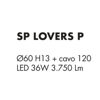 LOVERS SOSPENSIONE SINUOSA  A LED IN 2 MISURE LUCE CCT 2700K,3000K,4000K ALLUMINIO 3 COLORI ORIGINALE E MODERNA