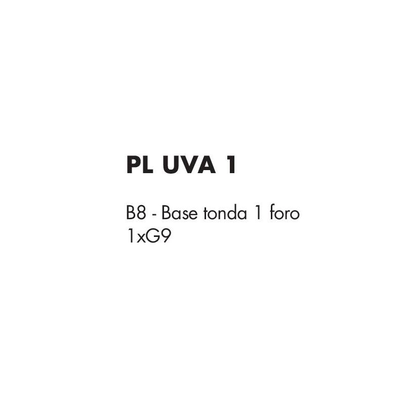 UVA PLAFONIERA CON SFERA IN VETRO IRIDESCENTE E BASE IN 4 COLORI LAMPADINA ATTACCO G9 MODERNA