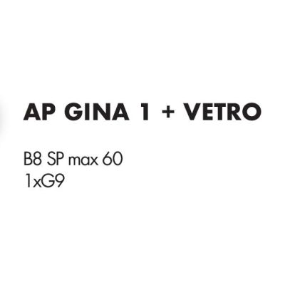 GINA APPLIQUE CON BRACCIO FLESSIBILE ORIENTABILE SFERA IN VETRO 4 COLORI LAMPADINA ATTACCO G9 MODERNA