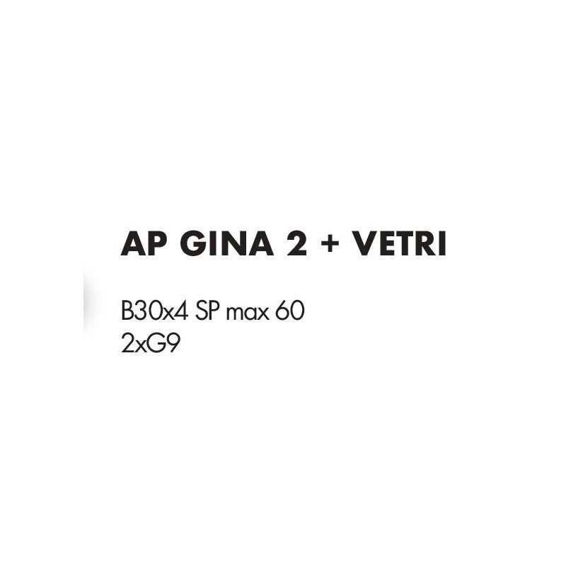 GINA APPLIQUE 2 LUCI CON BRACCI FLESSIBILI E SFERE IN VETRO 4 COLORI LAMPADINE ATTACCO G9 MODERNA