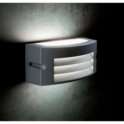 KOBE LAMPADA DA PARETE MODERNA IP54 BIANCA ALLUMINIO O ANTRACITE LED 10W LUCE 3000K O 4000K DA ESTER Sovil - Cristalensi Shop On