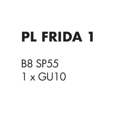 FRIDA PLAFONIERA IN METALLO BRUNITO CON BRACCIO FLESSIBILE E LAMPADINA GU10 LED 5,5W INCLUSA