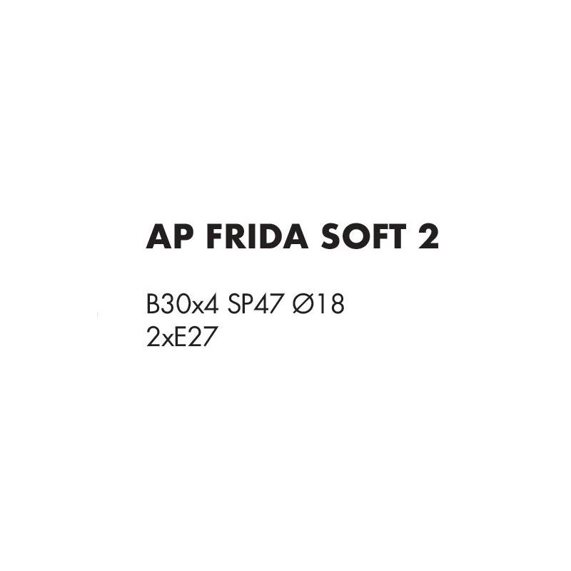FRIDA SOFT APPLIQUE 2 LUCI CON PARALUMI E BRACCI FLESSIBILI METALLO BRUNITO LAMPADINE ATTACCO E27