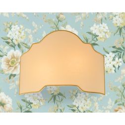 VENTOLA 40 CM DIAMETRO SAGOMATA IN PERGAMENA AVORIO BORDINO ORO Illuminando - Cristalensi Shop Online 2