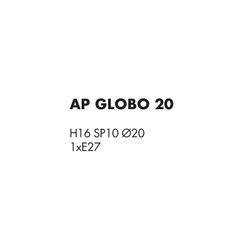 GLOBO APPLIQUE IN VETRO BIANCO E AMBRA 2 MISURE D20 CM E D30 CM LAMPADINE ATTACCO E27 MODERNA
