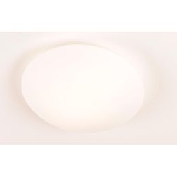 SOLE 30 CM PLAFONIERA VETRO BIANCO LATTE SATINATO DI ILLUMINANDO Illuminando - Cristalensi Shop Online