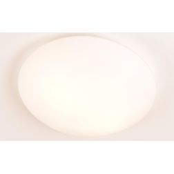 SOLE 40 CM PLAFONIERA VETRO BIANCO LATTE SATINATO DI ILLUMINANDO ECONOMICA Illuminando - Cristalensi Shop Online