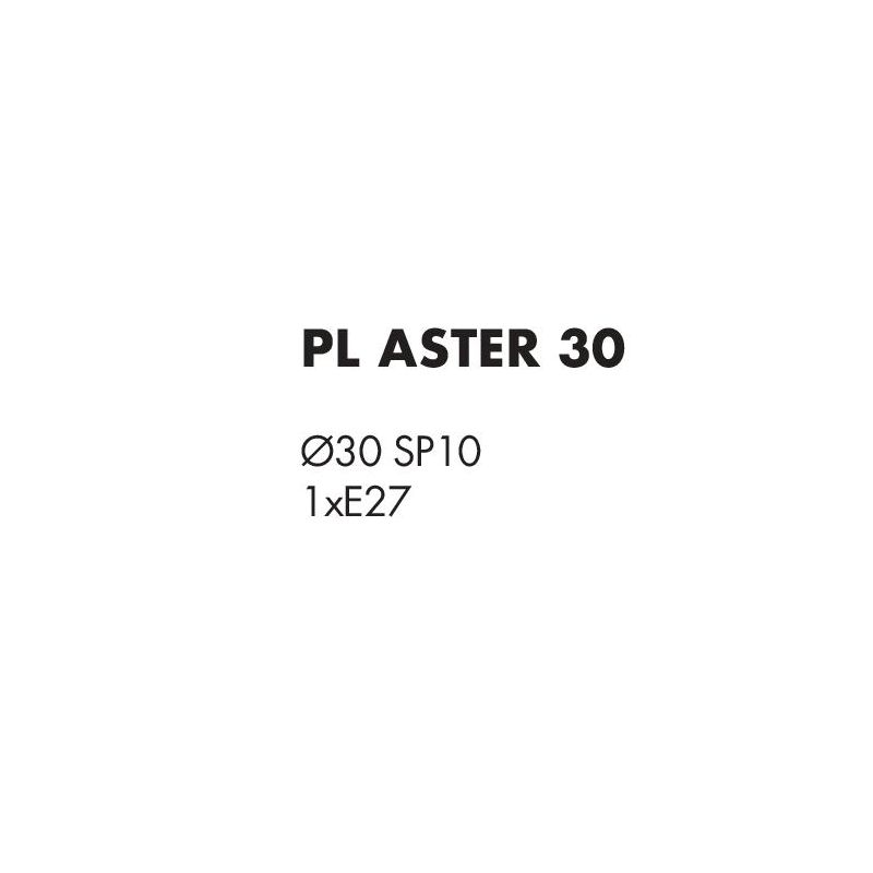 ASTER PL30 SOFFITTO PARETE DIAMETRO 30 CM CON LED 16W SOSTITUIBILE EFFETTO CIELO STELLATO Illuminando - Cristalensi Shop Online