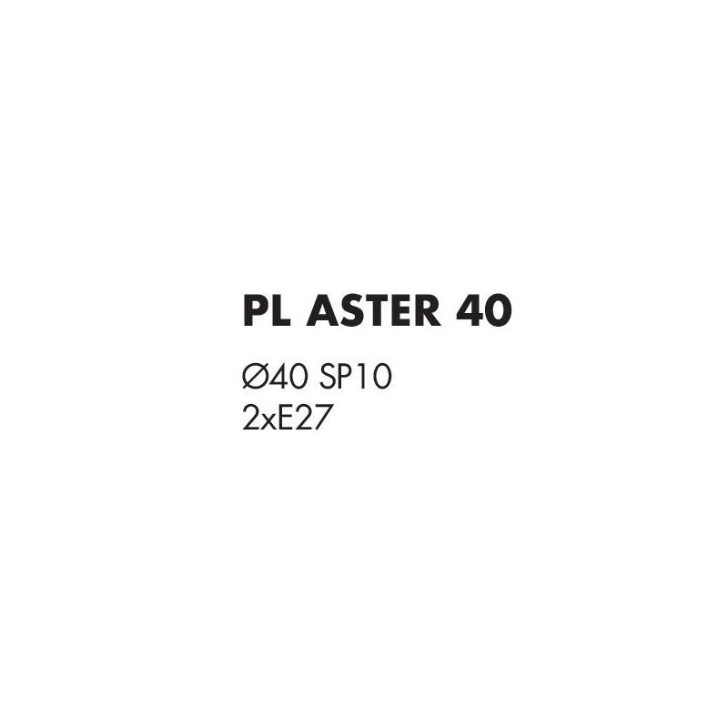 ASTER PLAFONIERA CIELO STELLATO DIAMETRO 40 CM CON LED INTEGRATO 22W ECONOMICA Illuminando - Cristalensi Shop Online