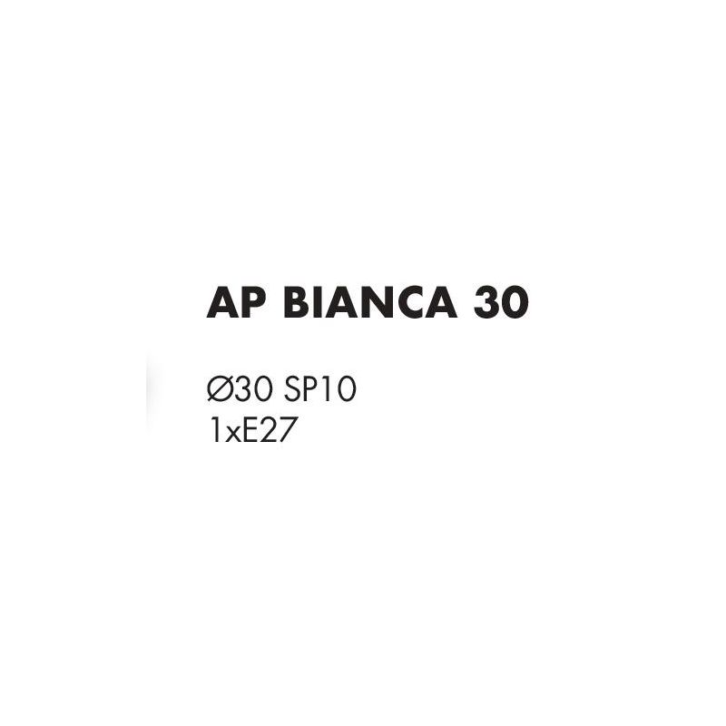 BIANCA APPLIQUE CLASSICA A VASCHETTA IN VETRO BIANCO SATINATO LAMPADINA ATTACCO E27
