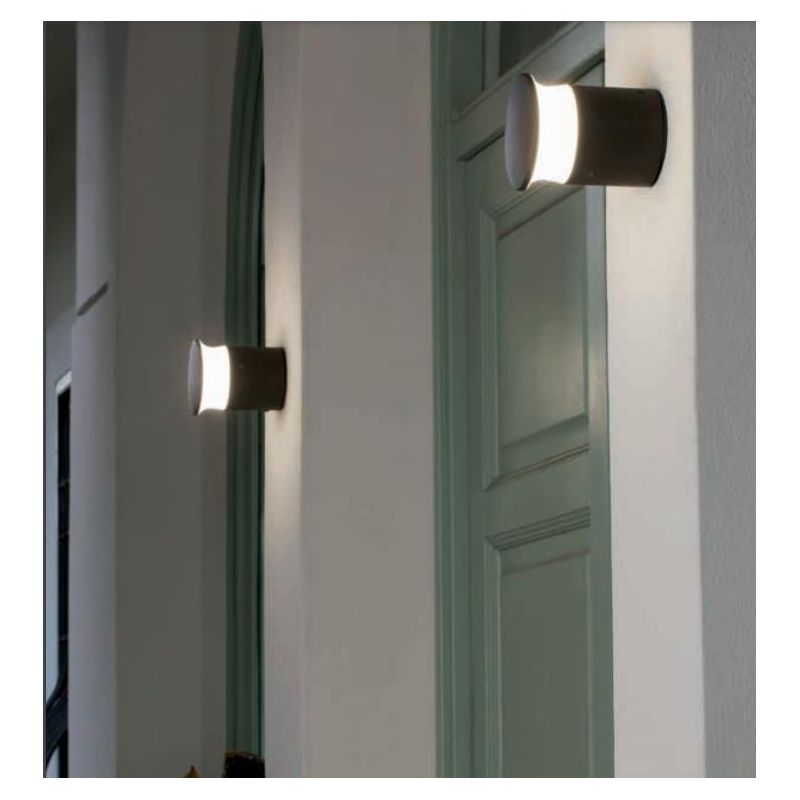 KEP APPLIQUE O PALETTO DA ESTERNO LED 9W IP65 IN ALLUMINIO ANTRACITE O CAFFE Sovil - Cristalensi Shop Online
