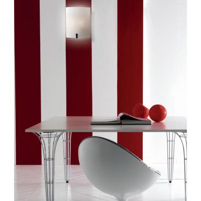 FENICE APPLIQUE RETTANGOLARE GRANDE IN VETRO SERIGRAFATO ECONOMICO DI ILLUMINANDO Illuminando - Cristalensi Shop Online