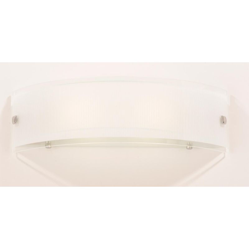 FENICE FASCIA GRANDE 40 CM 2 PORTALAMPADE VETRO SOPRA E SOTTO ECONOMICO DI ILLUMINANDO Illuminando - Cristalensi Shop Online