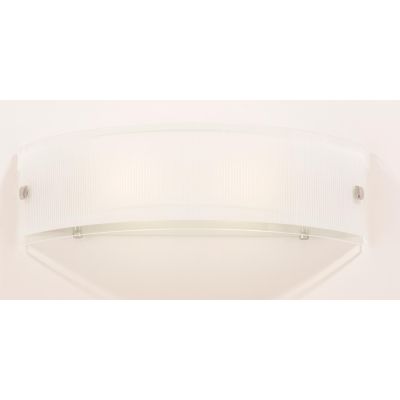 FENICE FASCIA GRANDE 40 CM 2 PORTALAMPADE VETRO SOPRA E SOTTO ECONOMICO DI ILLUMINANDO Illuminando - Cristalensi Shop Online