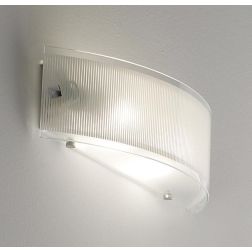 FENICE FASCIA PICCOLO 30 CM UN PORTALAMPADE E27 VETRO SOPRA E SOTTO ECONOMICO DI ILLUMINANDO Illuminando - Cristalensi Shop Onli