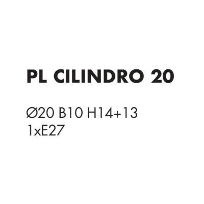 CILINDRO PLAFONIERA BIANCA CON PARALUME D20 CM IN TESSUTO DI LINO 3 COLORI LAMPADINA ATTACCO E27