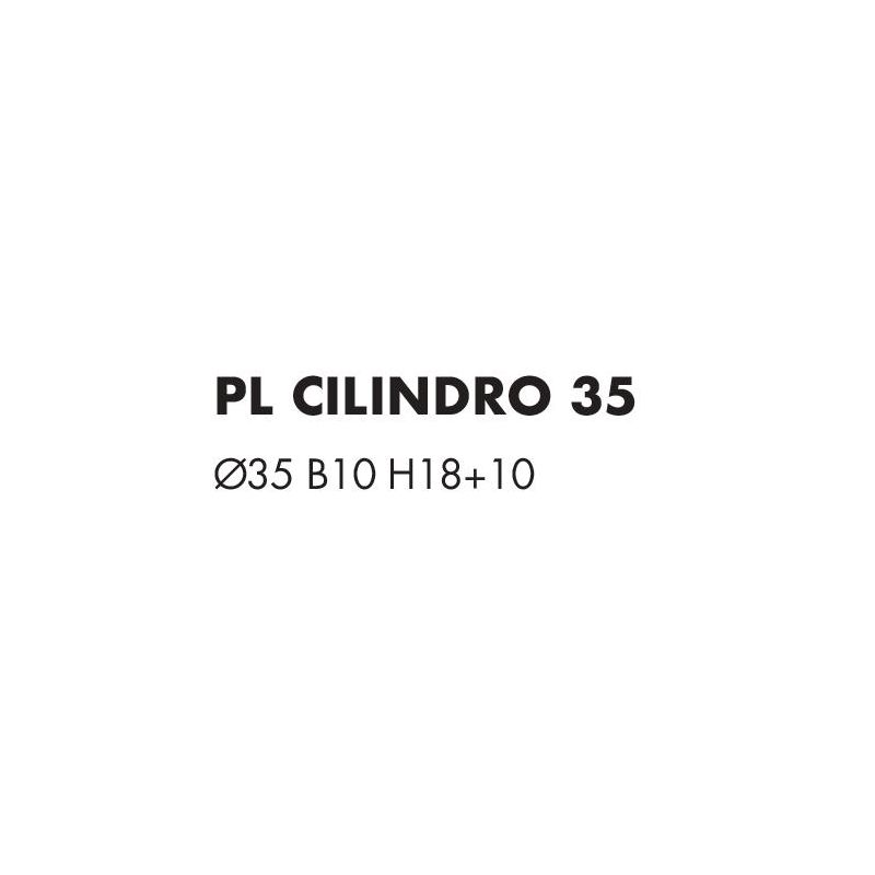 CILINDRO PLAFONIERA BIANCA CON PARALUME D35 CM IN TESSUTO DI LINO 3 COLORI LAMPADINA ATTACCO E27