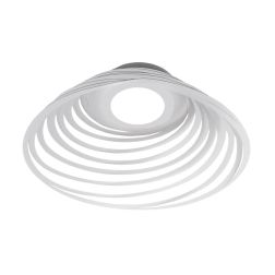 MOLLA PLAFONIERA ORIGINALE IN 3 MISURE METALLO ANTRACITE, BIANCO O SABBIA LAMPADINE ATTACCO GX53 MODERNA 2