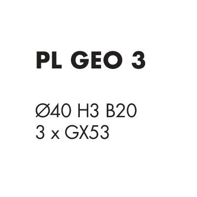 GEO PLAFONIERA ROTONDA IN METALLO TRAFORATO 2 MISURE BIANCA O SABBIA LAMPADINE ATTACCO GX53 MODERNA