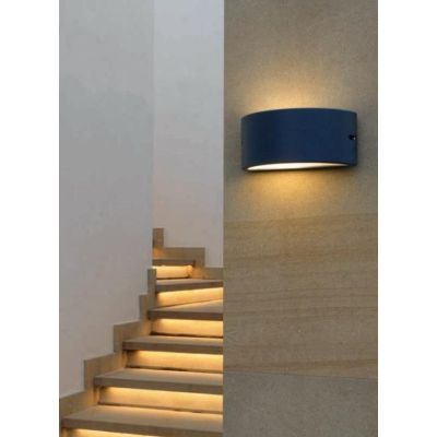 UMBE CHIUSA APPLIQUE DA ESTERNO IP54 BIANCA ANTRACITE CORTEN GRIGIO ALLUMINIO ECONOMICA Sovil - Cristalensi Shop Online