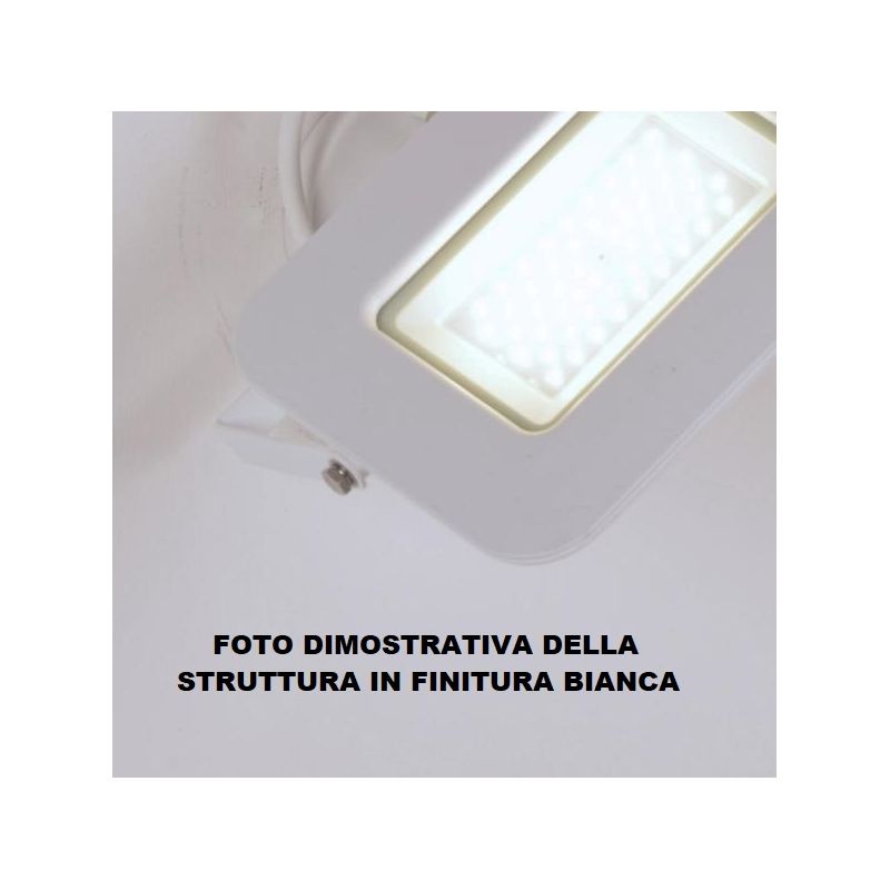 PRATICA 30 APPLIQUE MINIMAL INDUSTRIAL BIANCO O NERO DI ILLUMINANDO Illuminando - Cristalensi Shop Online