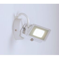 PRATICA 10 APPLIQUE MINIMAL INDUSTRIAL BIANCO O NERO LED 10W DI ILLUMINANDO 2